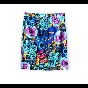 Weston wear | Anthropologie | colorful floral skirt